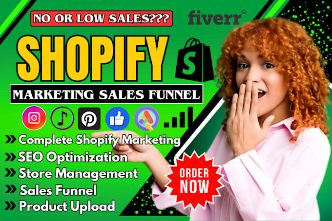 Bestseller - boost shopify sales, shopify marketing or website promotion and sales funnel