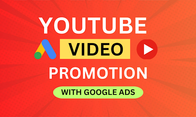 Gig Preview - Do youtube video marketing with google ads for channel growth