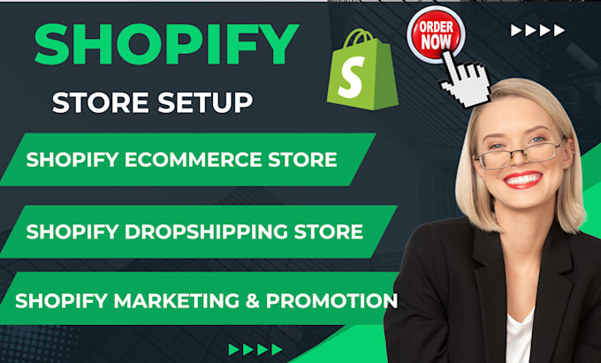 Gig Preview - Create shopify dropshipping store shopify promotion shopify ecommerce website