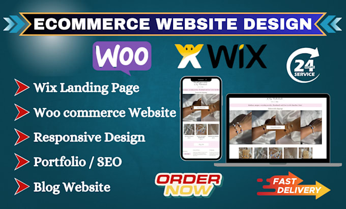 Bestseller - create woocommerce wix redesign ecommerce website