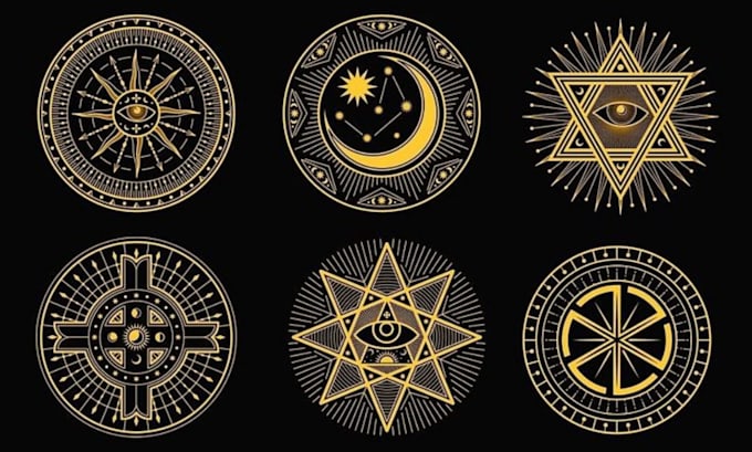 Gig Preview - Do unique sacred geometry, spiritual, mandala, yoga, mystical logo design