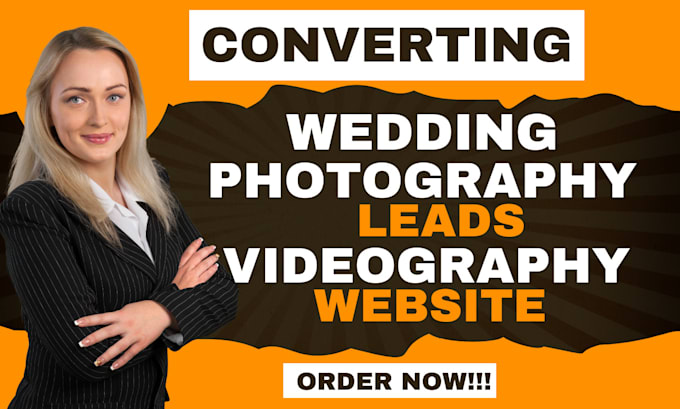 Gig Preview - Setup wedding photography leads photo booth videography lead photography website