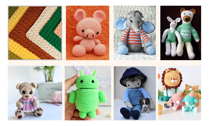 Gig Preview - Write updated amigurumi crochet pattern knitting pattern plush toys