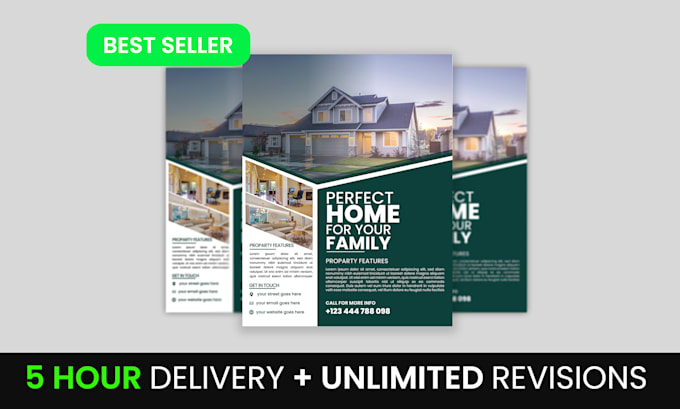 Gig Preview - Design real estate, prospectus, medical, leaflet and business flyer