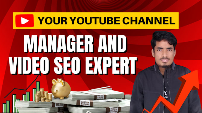 Gig Preview - Be your certified youtube manager for channel growth, SEO and video optimization