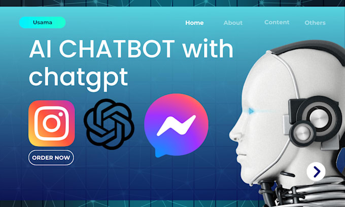 Gig Preview - Build ai chatbot for website and social media