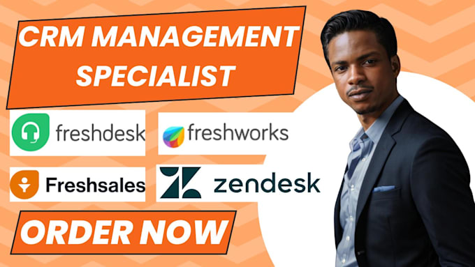 Gig Preview - Do zendesk freshdesk gorgias freshsales chatbot CRM freshworks intercom tidio