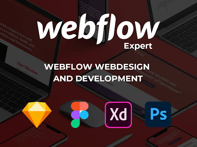 Gig Preview - Create, update  webflow website design