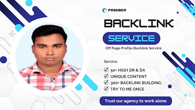 Gig Preview - Building seo off page profile baclink