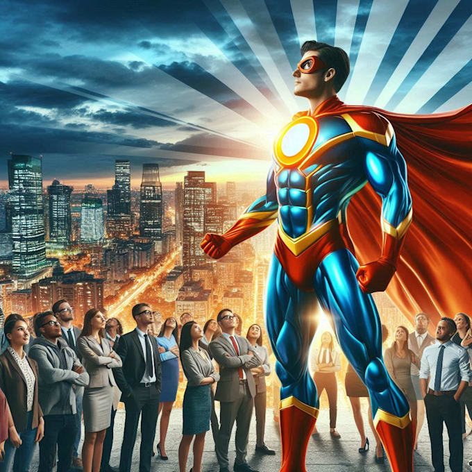 Bestseller - create a superhero character art for you