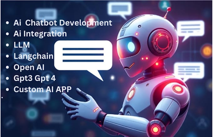 Gig Preview - Ai chatbot integration, ai chatbot development, llm langchain, openai ai chatbot