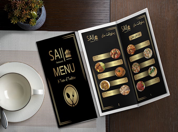 Bestseller - craft a mouthwatering restaurant menu that stands out