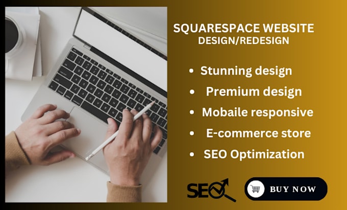 Gig Preview - Squarespace website design and redesign