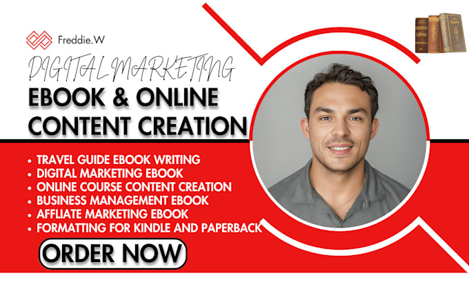 Gig Preview - Ghostwrite or rebrand digital marketing ebook online course content travel guide