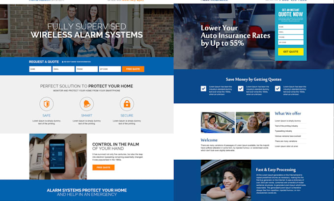 Bestseller - create life insurance landing page to improve your ad potential and conversion