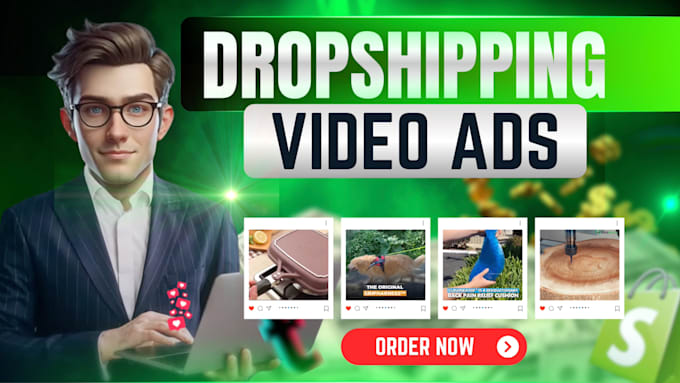 Bestseller - create shopify dropshipping video ads for facebook tiktok ad