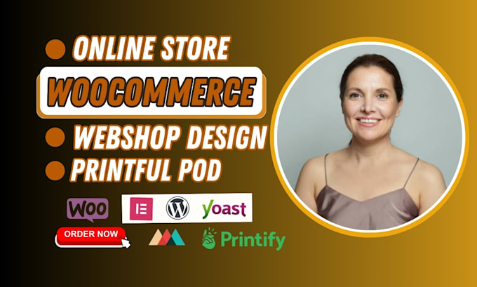 Bestseller - build wordpress elementor website ecommerce design woocommerce printful printify