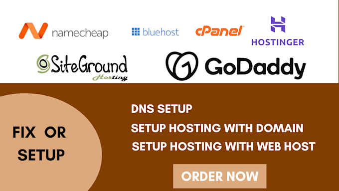 Gig Preview - Fix domain, cpanel, ssl, mail issue of godaddy, hostgator, bluehost, namecheap