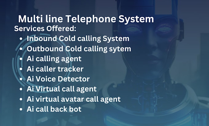 Gig Preview - Build business multi line telephone system inbound outbound cold calling  system