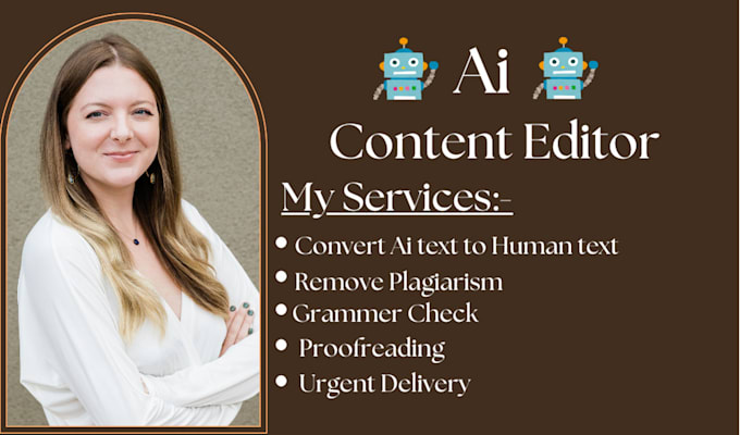 Gig Preview - Convert your content to 100 percent plagiarism free