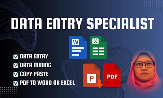 Gig Preview - Provide accurate data entry with excel expertise