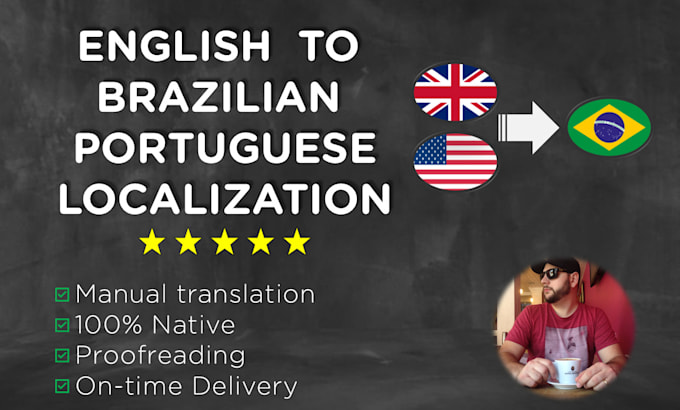 Gig Preview - Localize your material in brazilian portuguese