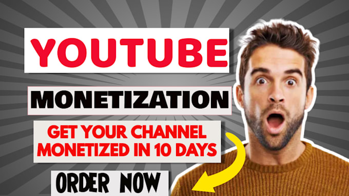 Gig Preview - Complete youtube channel monetization requirements