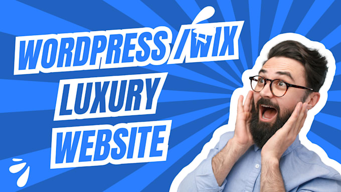 Gig Preview - Design luxury website wordpress premium website business and ecommerce website