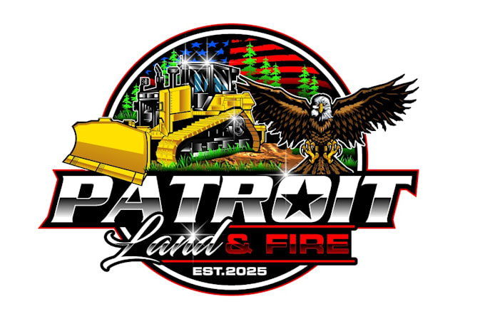 Gig Preview - Design eye catching patriot logo