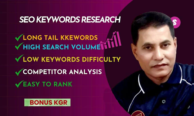 Gig Preview - Do SEO keyword research and competitor analysis