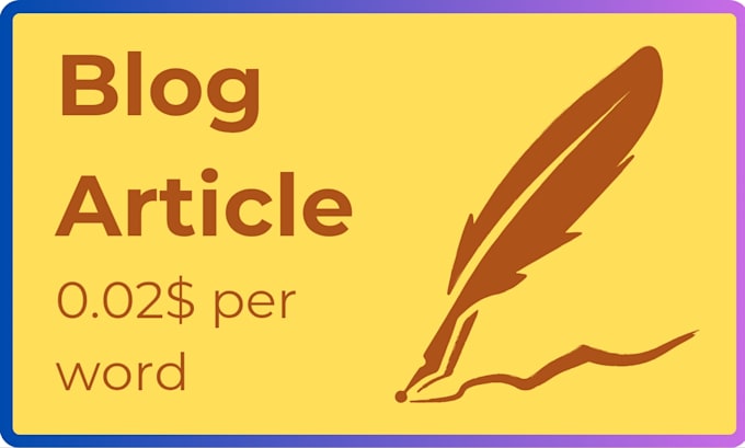 Bestseller - an original and attractive article for your blog