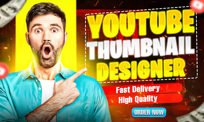 Bestseller - design attractive and appealing youtube thumbnail