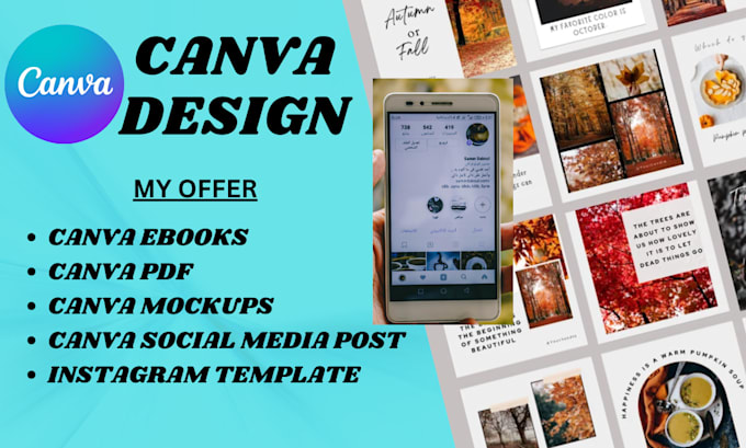 Gig Preview - Design canva ebook design, canva PDF workbook, canva  template, mockup seo