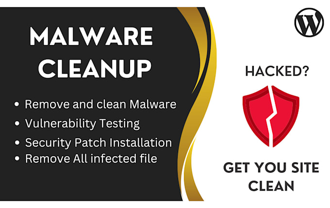 Gig Preview - Clean malware ,recover hacked wordpress website