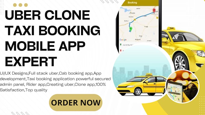 Gig Preview - Develop taxi booking app uber booking app cab booking app mobile app