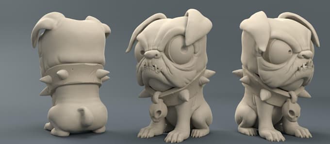 Gig Preview - Create 3d print ready models toys animals and character model for 3d printing