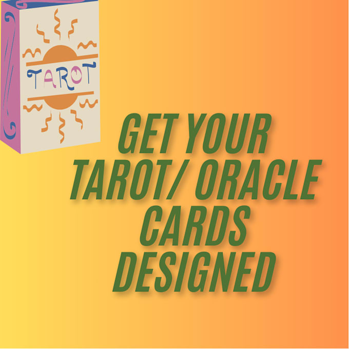 Gig Preview - Fully design tarot or oracle cards