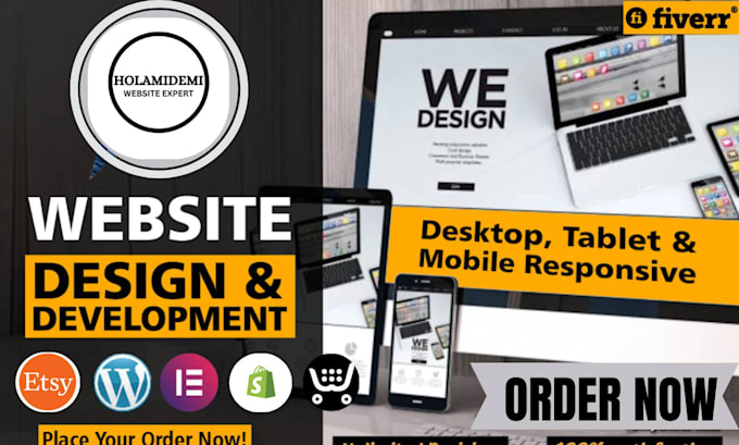 Gig Preview - Custom ecommerce website design, web design framer, business website