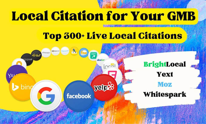 Gig Preview - Create yext, bright local 300 USA local citations and business directories