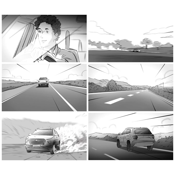 Gig Preview - Draw a full color storyboard art comic book page illustration