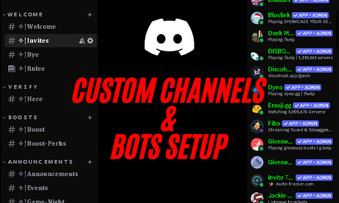 Gig Preview - Setup best custom discord server for cheap