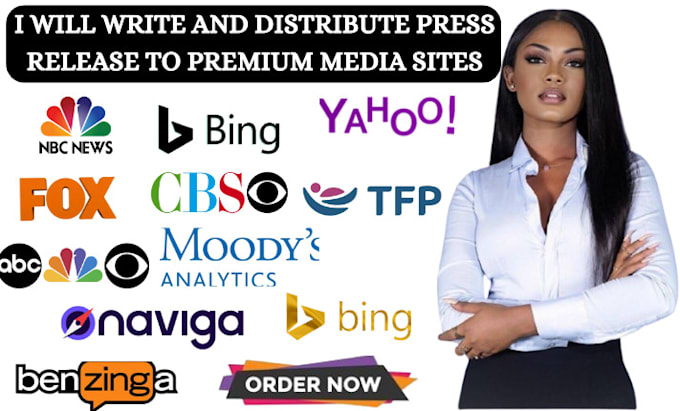 Bestseller - write and distribute press release to premium media sites