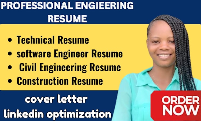 Gig Preview - Craft a professional resume for software engineer technical resume