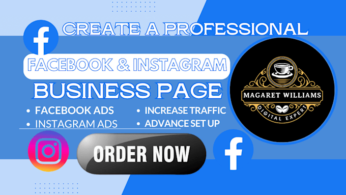 Gig Preview - Set up professional facebook and instagram business page, do fb ads