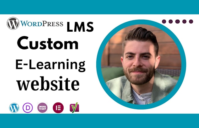 Bestseller - develop world class custom lms wordpress elearning website design with learndash