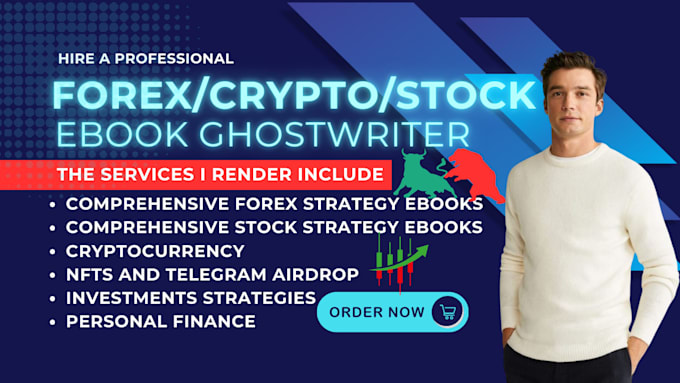 Gig Preview - Ghostwrite forex trading stock trading crypto trading ebook course ghostwriter