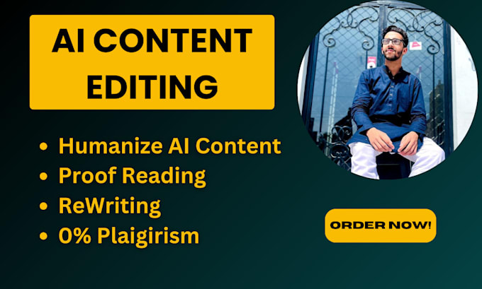 Bestseller - rewrite, humanize and proofread ai and chat gpt content