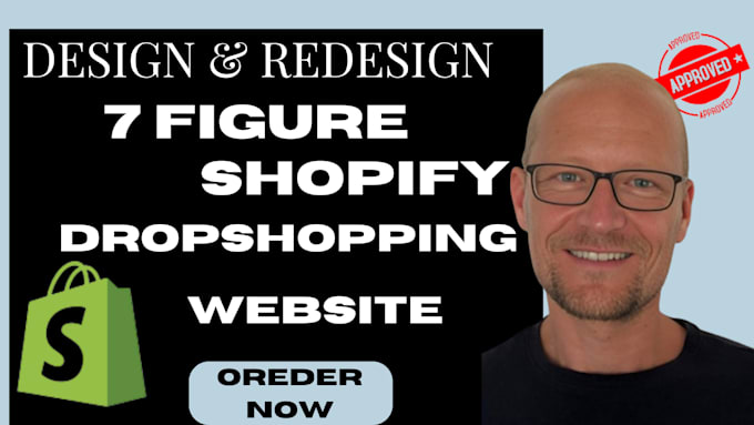 Gig Preview - Design shopify store, high converting shopify website, setup dropshopping store