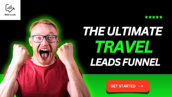 Gig Preview - Generate targeted travel leads for your travel agency