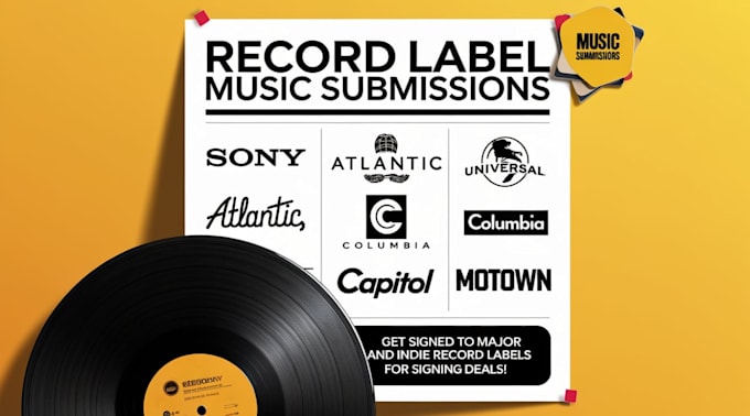 Gig Preview - Do record label music submission to 900 major record labels so as to get signed